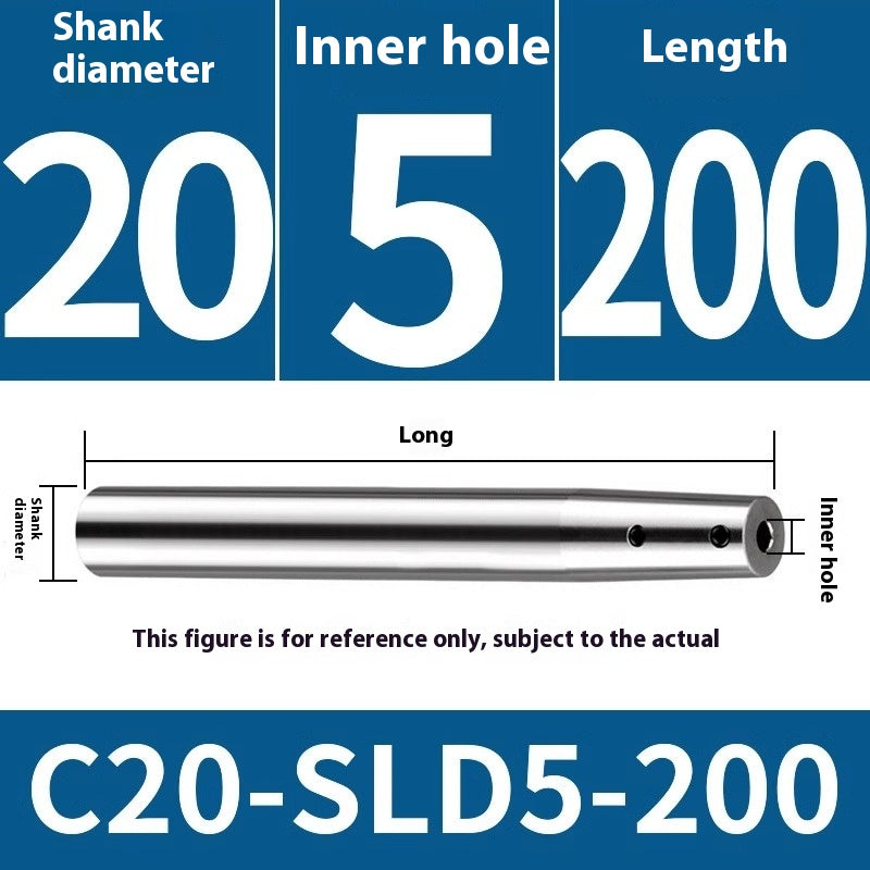 2059-High precision side solid SLD extension rod CNC milling cutter extended rod small diameter straight handle deep cavity avoidance C12C16C20 Shandong Denso Pricision Tools Co.,Ltd.
